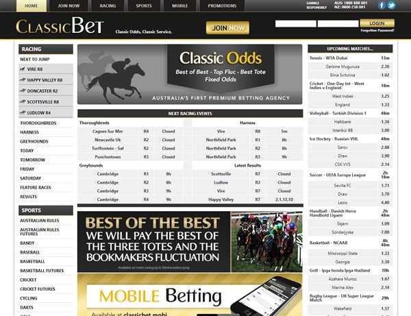 Classicbet Home